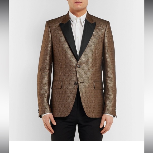 Givenchy gold & black “4G” logo blazer - Picture 1 of 15